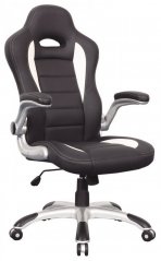 Q-024 kancelářská židle, bílá/černá