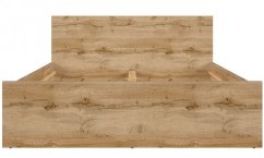 ZELE postel, dub wotan, 140