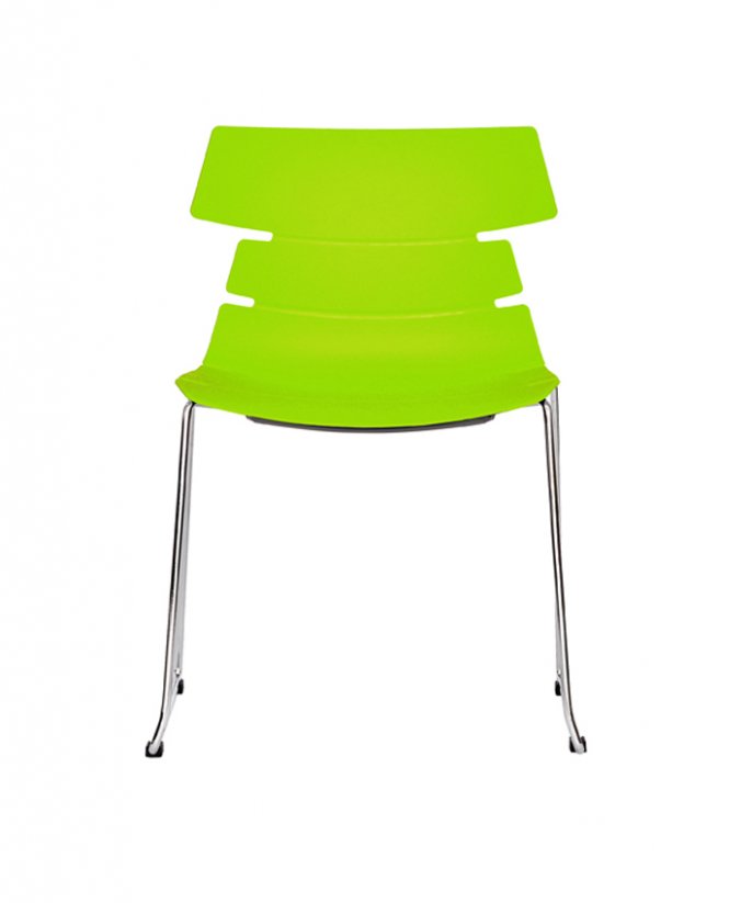 TWO židle 2CO-PGN zelená/chrom