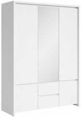 KASPIAN skříň SZF5D2S, bílá/bílá matná KASPIAN skříň SZF5D2S, bílá/bílá matná