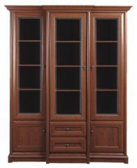 KENT vitrína EREG3W2S, kaštan
