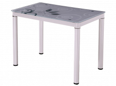 DAMAR jídelní stůl 80x60, bílý