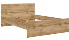 ZELE postel, dub wotan, 160