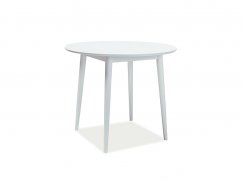 LARSON stůl, bílá, 90x90
