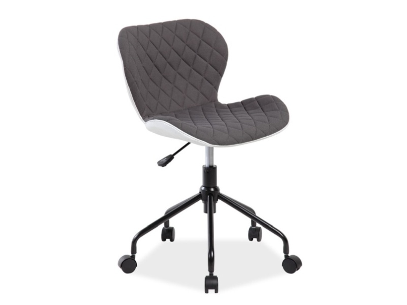 RINO kancelářská židle, černá, šedá
