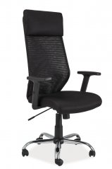 Q-211 kancelářská židle, černá