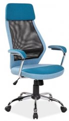 Q-336 kancelářská židle, modrá