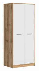 MATOS skříň, dub wotan/bílá mat