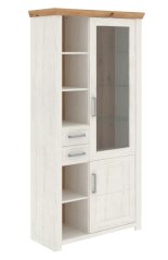 YORK široká vitrína TYP 06 ,pravá