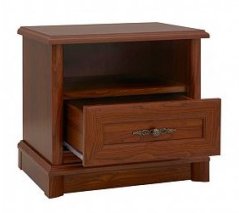 KENT noční stolek EKOM1S, kaštan