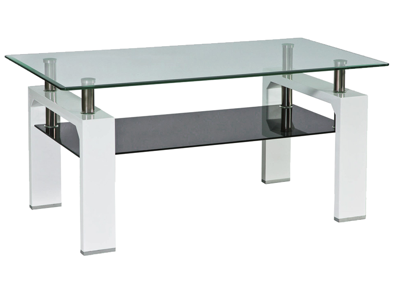 LISA II konferenční stolek, bílý lak