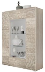 MIRO vitrína, dub sonoma