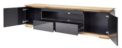 TV stůl CHIARO černý