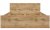 ZELE postel, dub wotan, 160