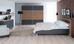 VERDEN komplet ložnice - skříň + postel + komoda + zrcadlo