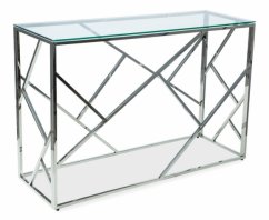 ESCADA C konzolový stolek, stříbrná
