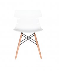 TWO židle 2WX-PWH bílá/dřevo